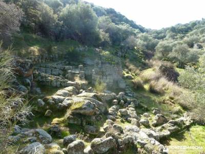 Ciudad de Vascos-Dolmen de Azután;mejor gps senderismo senderismo madrid joven y acampada